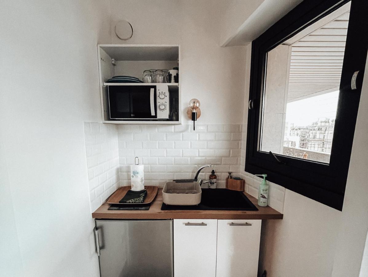 Beautiful Modern Fully Furnished Studio Levallois-Perret Dış mekan fotoğraf