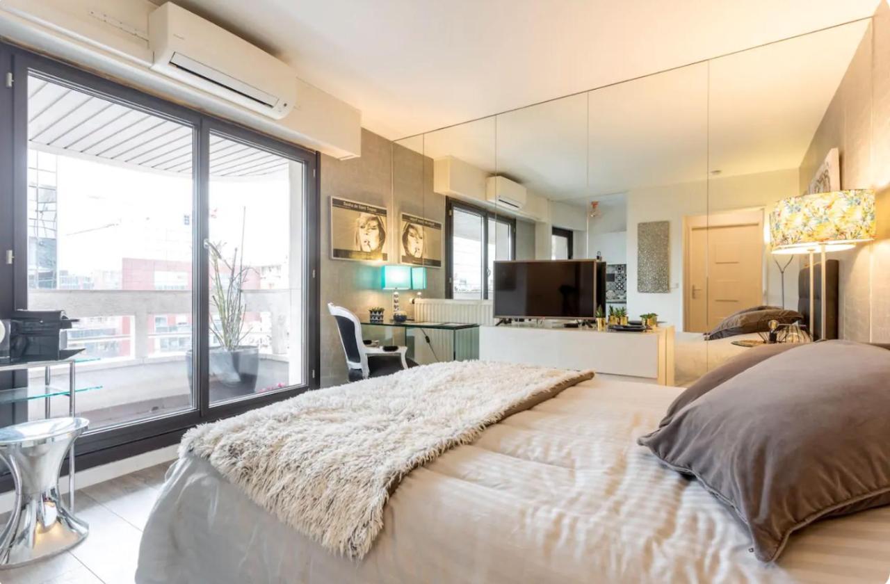 Beautiful Modern Fully Furnished Studio Levallois-Perret Dış mekan fotoğraf